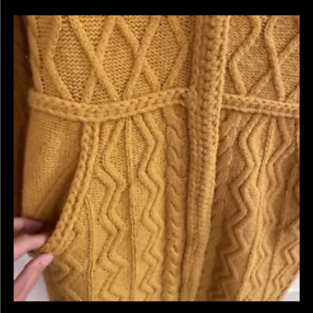 Anthropologie Sparrow Long Cardigan Sweater XS 100% Lambswool - Picture 5 of 7